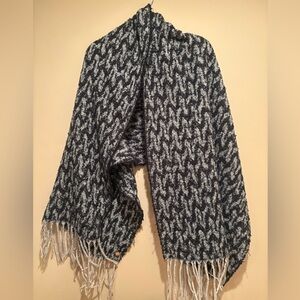 Anne Klein Monochrome Textured Scarf